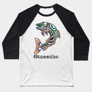 Northern Pike (Ginoozhe) Baseball T-Shirt